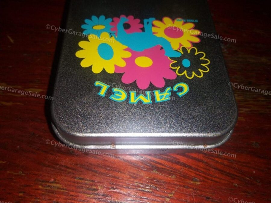 Vintage 1996 Camel Cigarettes "Flower Power" Zippo Lighter in Tin Box Brand New