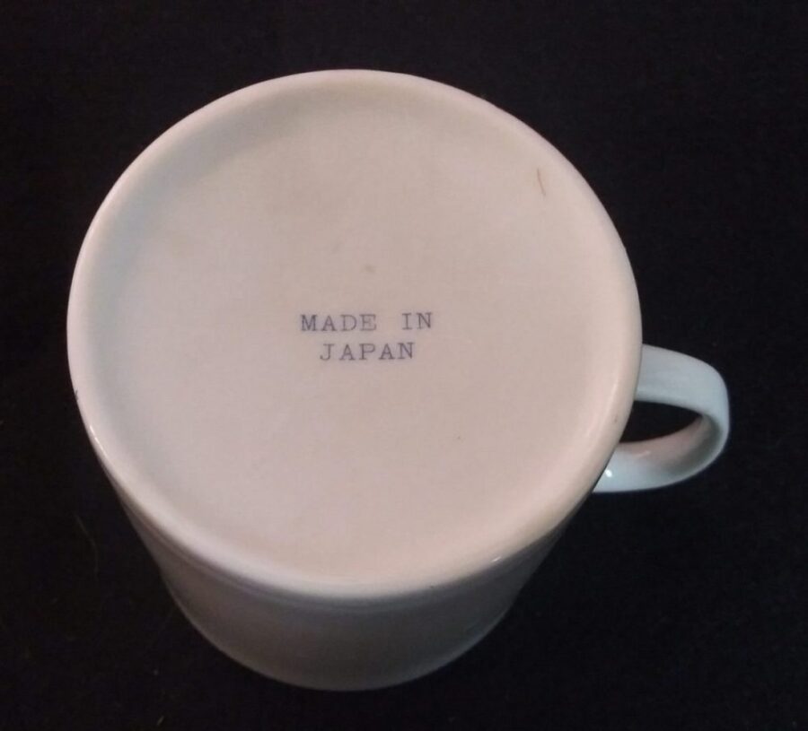 1b Orange Kimono Geisha Mug