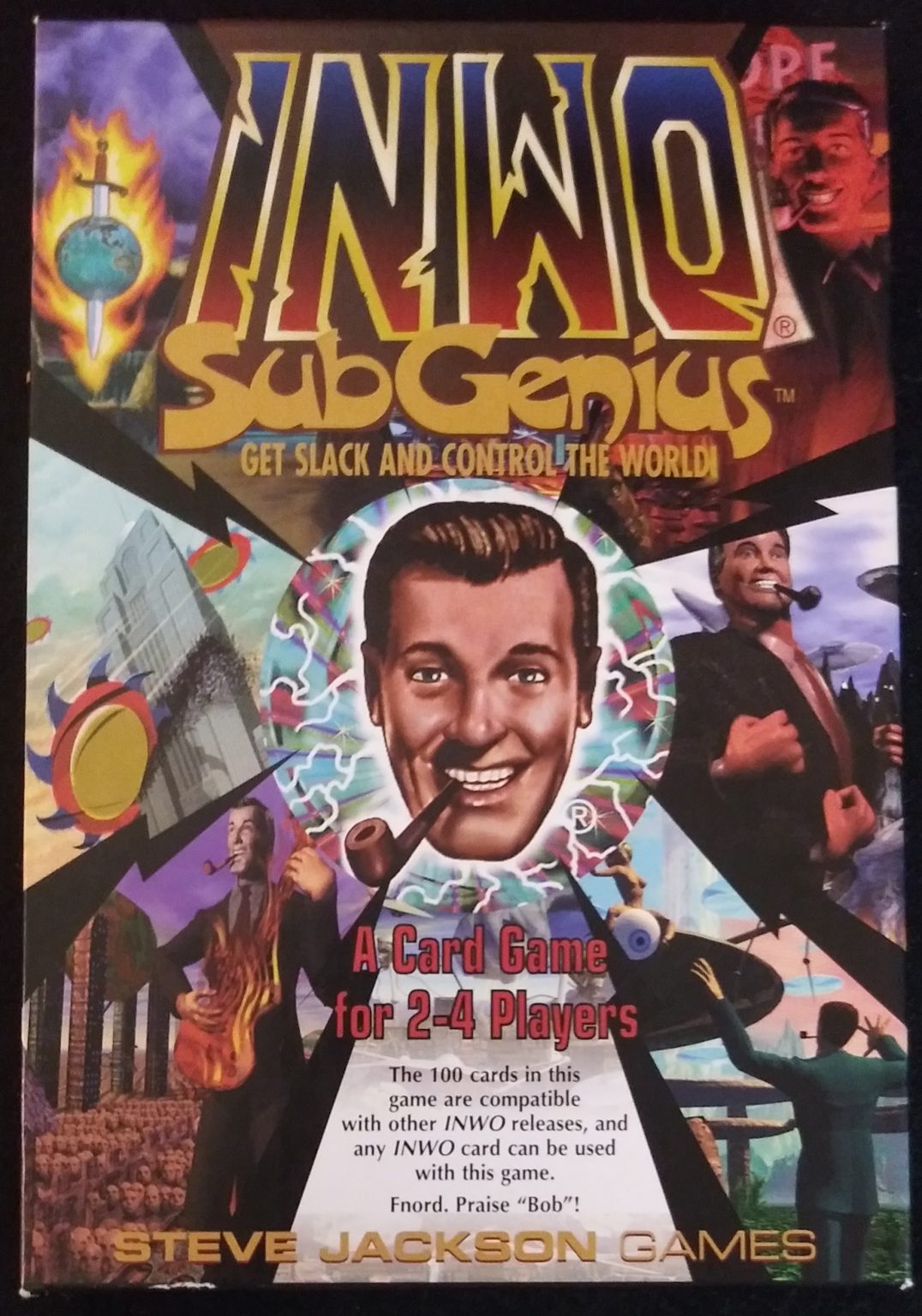 Steve Jackson Games - INWO SubGenius Expansion Card Game - 1998 - NM