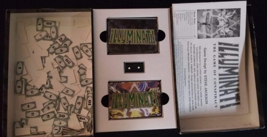 1998 Illuminati The Game of Conspiracy Deluxe Edition by Steve Jackson Games