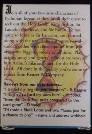 Monty Python and the Holy Grail Collectible 60 Card Starter Deck Game